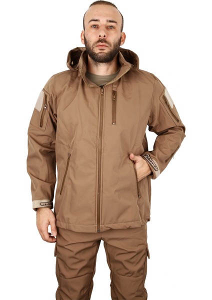 Softshell Tactical Su ve Hava Geçirmez Mont Bej fiyatları