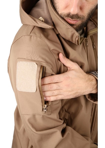 Softshell Tactical Su ve Hava Geçirmez Mont Bej indirimleri