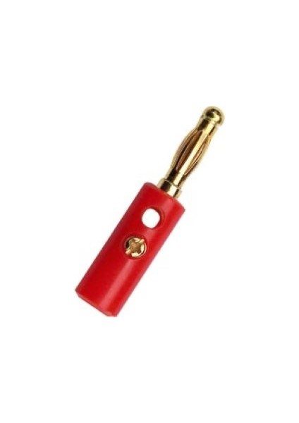 Banana Jak IC-238 Cx-02 Kırmızı 1 Adet