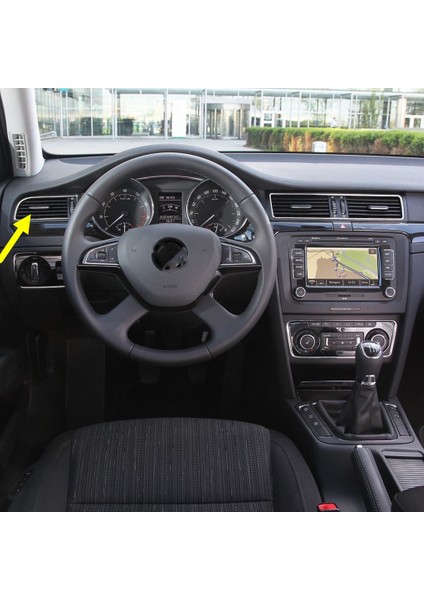 Skoda Superb 2 2014-2015 Ön Konsol Sol Klima Izgarası 3T0819701