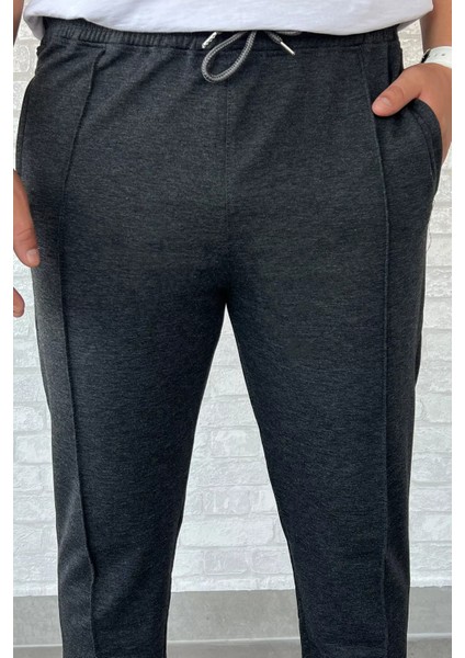 Bel Lastikli Duble Paça Erkek Çimalı Eşofman Altı fırsatları