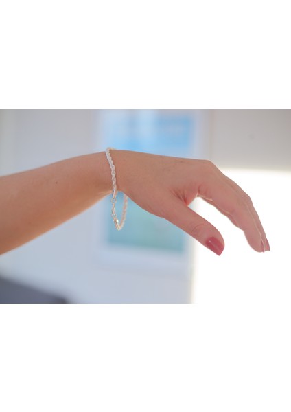 Şık Gümüş Rengi Burma Bileklik fiyatları