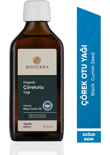 Organik Çörekotu Yağı 200 ml