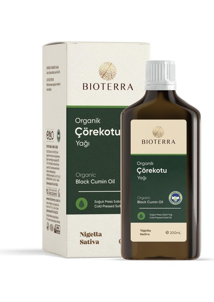 Organik Çörekotu Yağı 200 ml