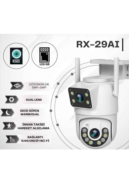 RX-29AI SMART WIFI PTZ KAMERA