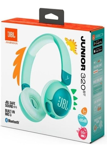 JR320BT, Kulaküstü Bluetooth Çocuk Kulaklığı, Yeşil