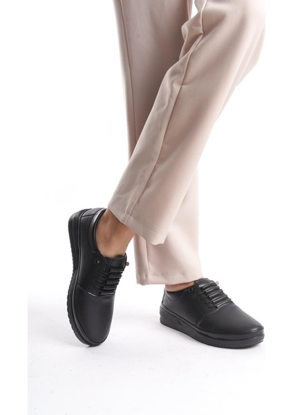 Kadın Günlük Ayakkabı Bağcıklı Tam Kalıp Comfort Ayakkabı