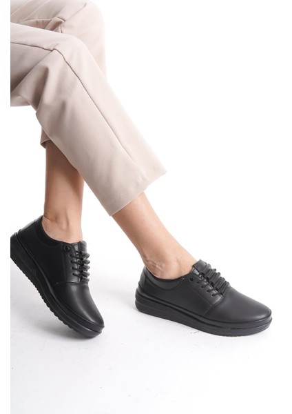 Kadın Günlük Ayakkabı Bağcıklı Tam Kalıp Comfort Ayakkabı modelleri