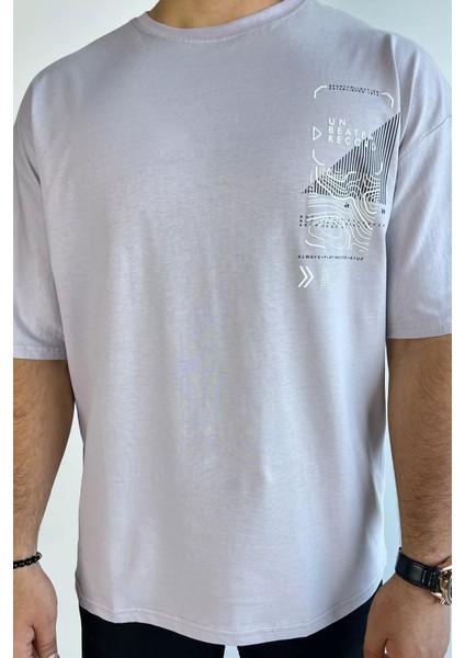 Baskılı Yazılı Oversize Tişört modelleri