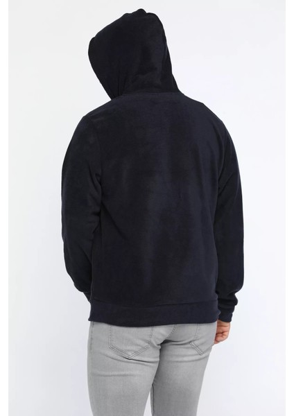 Kapüşonlu Kanguru Cepli Erkek Polar Sweatshirt modelleri