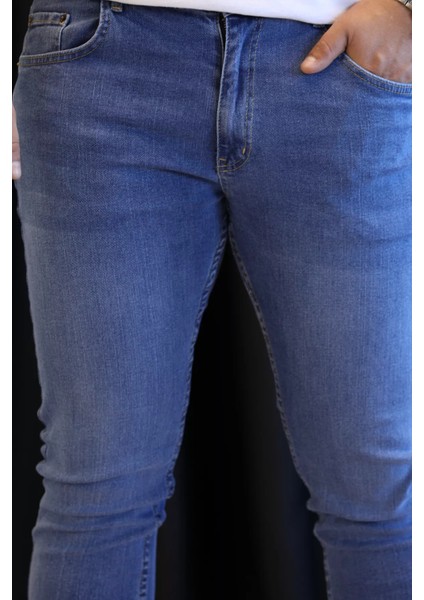 Erkek Likralı Jean Kot Pantolon P-00013016 fırsatları