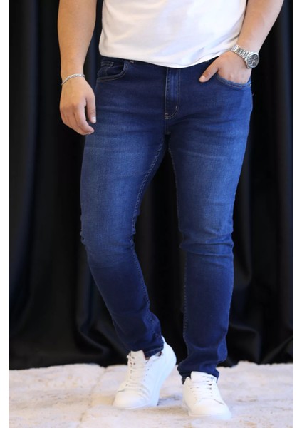 Erkek Likralı Jean Kot Pantolon P-00013016