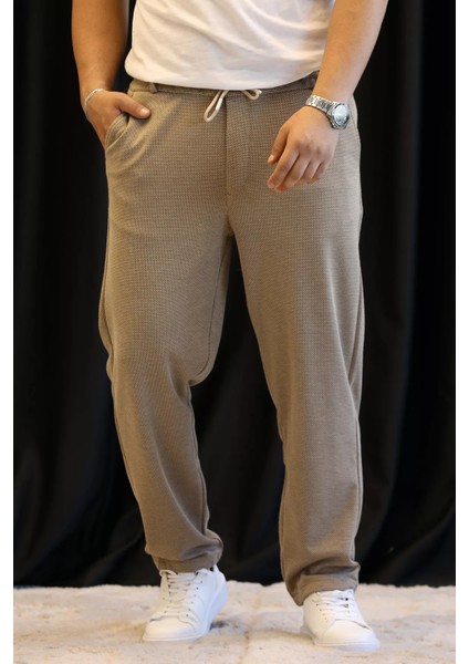 Bel Bağcıklı Düz Paça Erkek Pantolon P-00013011
