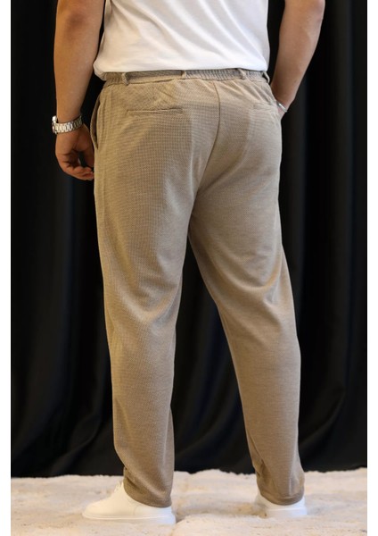 Bel Bağcıklı Düz Paça Erkek Pantolon P-00013011