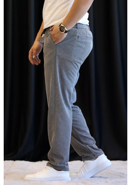 Bel Bağcıklı Duble Paça Erkek Pantolon P-00013012