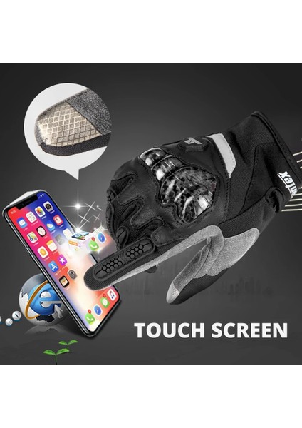 M30 Yeşil Eldiven Stili Xl Beden Karbon Fiber Motosiklet Eldivenleri Tam Parmak Moto Motokros Eldiven Dokunmatik Ekran Guantes Moto Nefes Alabilir Motosiklet Eldivenleri (Yurt Dışından) fırsatları