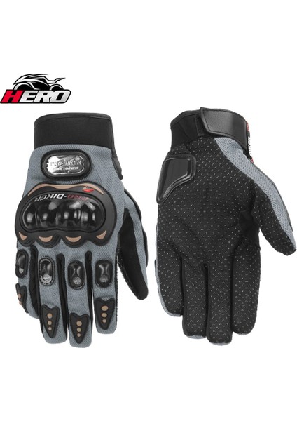 MCS-01C gr Eldiven Stili Xl Beden Pro-Bıker Motosiklet Eldivenleri Adam Giyilebilir Moto Motokros Nefes Dokunmatik Ekran Yarışı Motosiklet Bisiklet Koruyucu Dişliler Eldiven (Yurt Dışından)