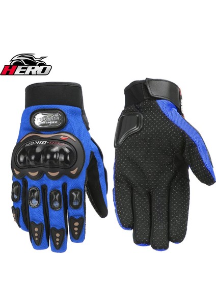 MCS-01C Bl Eldiven Stili Xxl Pro-Bıker Motosiklet Eldivenleri Adam Giyilebilir Moto Motokros Nefes Dokunmatik Ekran Yarışı Motosiklet Bisiklet Koruyucu Dişliler Eldiven (Yurt Dışından)