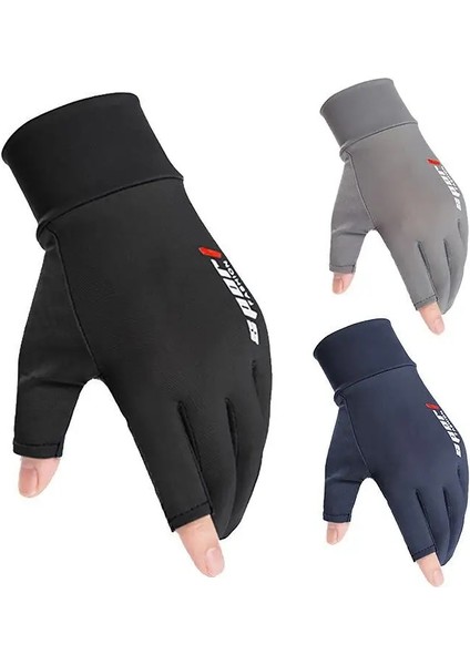 Tam Parmak Gri Stili Buz Ipek Kaymaz Eldivenler Nefes Alabilir Doğa Sporları Sürüş Sürme Dokunmatik Ekran Motosiklet Eldivenleri Ince Anti-Uv Koruması (Yurt Dışından) fırsatları
