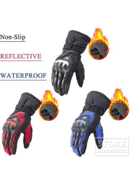 Wp-01-Bu Eldiven Stili L Beden Vemar Motosiklet Eldivenleri Su Geçirmez Kış Moto Eldivenleri Termal Polar Astarlı Kış Dokunmatik Ekran Kaymaz Motosiklet Binme Eldivenleri# (Yurt Dışından) fırsatları