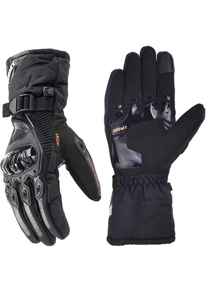 No.4 Tarzı L Beden Motosiklet Eldivenleri Erkekler Su Geçirmez Rüzgar Geçirmez Kış Moto Eldivenleri Dokunmatik Ekran Gant Moto Guantes Motosiklet Sürme Eldivenleri (Yurt Dışından) fırsatları