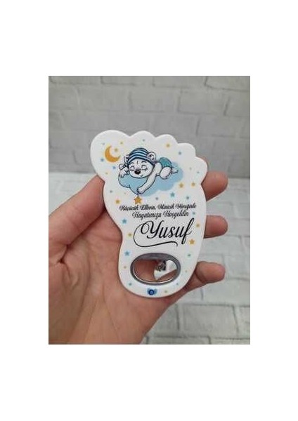 Onuratasarlat 25 Adet Ayak Magnet Açacak Yeni Doğan, Doğum Günü, Sünnet, Nişan, Söz, Düğün Hediyelik