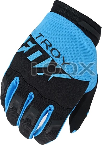 Mavi-Siyah Tarzı Xl Beden Troy Fox Motokros Yarış Eldivenleri Erkek Off-Road Mx Mtb Dh Dağ Bisikleti Yokuş Aşağı Bisiklet Bisiklet Guantes Enduro Trail Eldiven (Yurt Dışından)