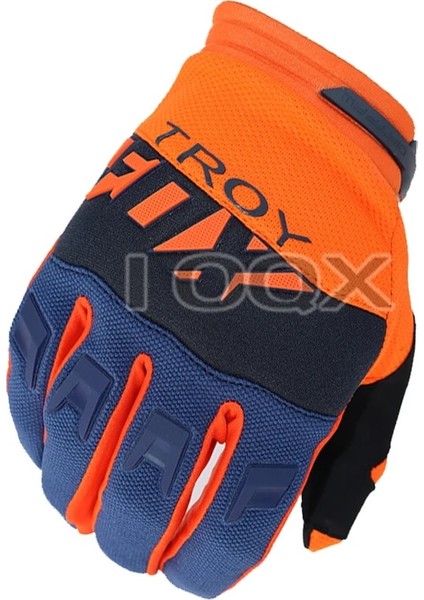 Mavi-Siyah Tarzı Xl Beden Troy Fox Motokros Yarış Eldivenleri Erkek Off-Road Mx Mtb Dh Dağ Bisikleti Yokuş Aşağı Bisiklet Bisiklet Guantes Enduro Trail Eldiven (Yurt Dışından) fırsatları