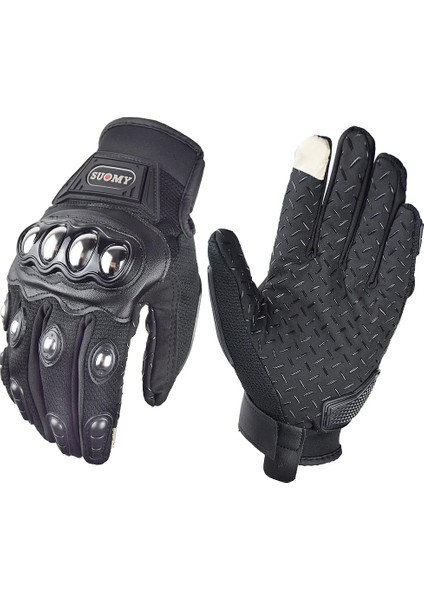 Siyah SU35 Tarzı Xxl Suomy Motosiklet Eldivenleri Yaz Nefes Yarış Luva Motoqueiro Guantes Motocicleta Luvas De Bisiklet Atv Binici Koruyucu Eldiven (Yurt Dışından)