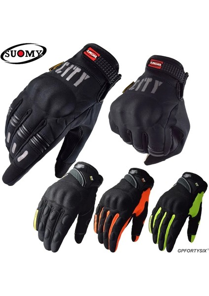 SU09-YEŞIL Stil L Beden Suomy Şehir Eldivenleri Dokunmatik Ekran Su Geçirmez Motosiklet Eldivenleri Yarış Motokrosmotosiklet Eldivenleri Biniciler Siyah Motoqueiro Guantes # (Yurt Dışından) fiyatları
