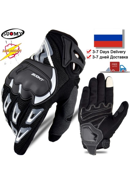 SU11 Yeşil Stil M Beden Suomy Darbeye Dayanıklı Yaz Nefes Alabilir Örgü Motosiklet Yarış Eldivenleri Dokunmatik Ekran Off Road Motosiklet Sürme Eldivenleri Guantes Moto Xxl (Yurt Dışından) modelleri
