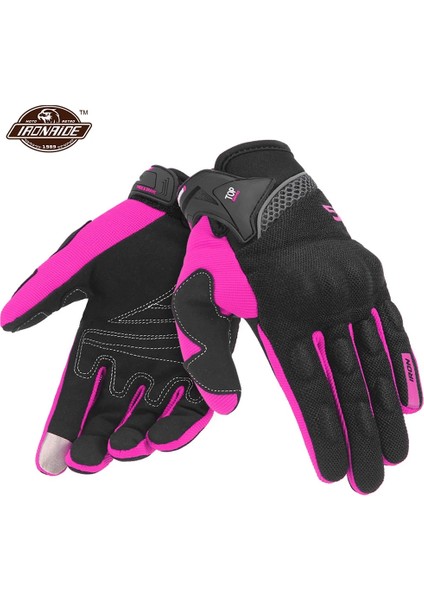 SU01 Mor Eldiven Stili L Beden Motosiklet Eldivenleri Erkekler Yarış Gant Moto Motosiklet Motokros Binme Eldivenleri Motosiklet Nefes Yaz Tam Parmak Guantes (Yurt Dışından)