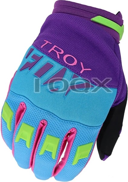 Mor Tarzı M Beden Troy Fox Motokros Yarış Eldivenleri Erkek Off-Road Mx Mtb Dh Dağ Bisikleti Yokuş Aşağı Bisiklet Bisiklet Guantes Enduro Trail Eldiven (Yurt Dışından)