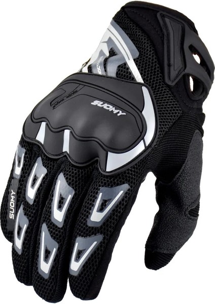 Koyu Gri Tarzı M Beden Suomy Yaz Nefes Motosiklet Eldivenleri Tam Parmak Motosiklet Ekipmanları Kadın Erkek Pembe Atv Rider Spor Eldiven Korumak Guantes (Yurt Dışından) modelleri