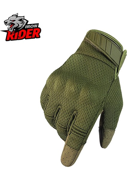 A30-YEŞIL Kamuflaj Stili L Beden Motosiklet Eldivenleri Yaz Nefes Alabilir Yarış Luva Motoqueiro Guantes Motocicleta Luvas De Bisiklet Atv Binici Koruyucu Eldiven (Yurt Dışından)