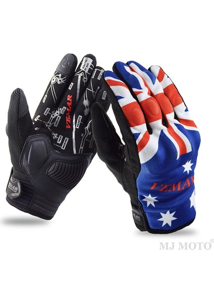 VE-203 Mavi Stil Xl Beden Vemar Yaz Nefes Motosiklet Eldivenleri Motosiklet Scooter Binme Sokak Moto Mtb Atv Bisiklet Bisiklet Eldivenleri Erkekler Için Kadın Unisex (Yurt Dışından)