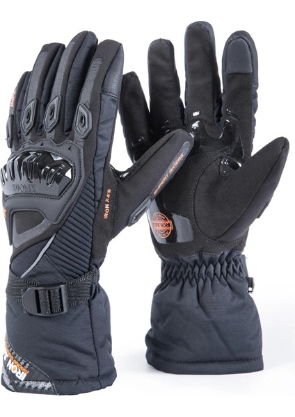 JIA03-SIYAH Stil Xxl Demir Jıa's Motosiklet Eldivenleri Erkekler Su Geçirmez Rüzgar Geçirmez Kış Moto Eldivenleri Dokunmatik Ekran Gant Moto Guantes Motosiklet Sürme Eldivenleri (Yurt Dışından) indirimleri