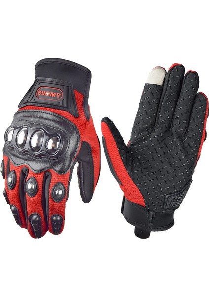 Kırmızı SU35 Tarzı M Beden Suomy Motosiklet Eldivenleri Yaz Nefes Yarış Luva Motoqueiro Guantes Motocicleta Luvas De Bisiklet Atv Binici Koruyucu Eldiven (Yurt Dışından)