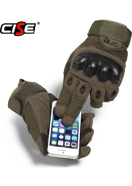 A10 Parmaksız Yeşil Stil Xl Beden Dokunmatik Ekran Motosiklet Tam Parmak Eldiven Motokros Guantes Motosiklet Moto Yarışı Sürme Mtb Kauçuk Sert Koruma Erkek Kadın (Yurt Dışından) fırsatları