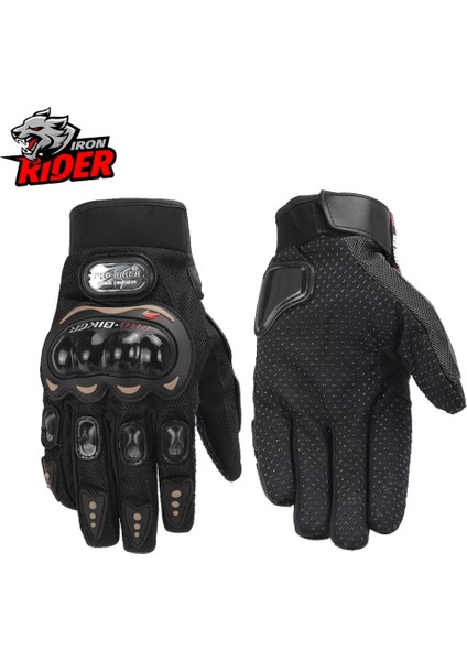 MCS-01C Siyah Stil Xl Beden Motosiklet Eldivenleri Yaz Nefes Alabilir Yarış Luva Motoqueiro Guantes Motocicleta Luvas De Bisiklet Atv Binici Koruyucu Eldiven (Yurt Dışından)
