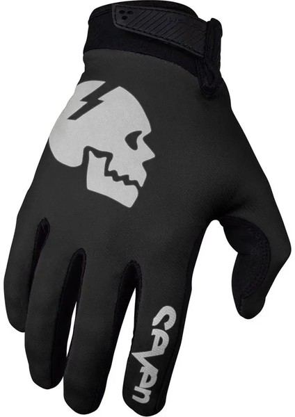 Siyah Stil M Beden Bile Mx Skull Eldiven Motokros Yarış Eldiveni Beyaz Motosiklet Eldivenleri 3 Renk Off Road Mtb Dirt Bike Eldivenleri (Yurt Dışından)