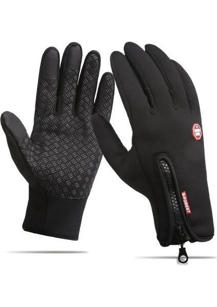 Mavi Stil L Beden Unisex Dokunmatik Ekran Kış Motosiklet Eldivenleri Su Geçirmez Sıcak Bisiklet Bisiklet Açık Yürüyüş Motosiklet Eldivenleri Spor Tam Parmak (Yurt Dışından) fırsatları