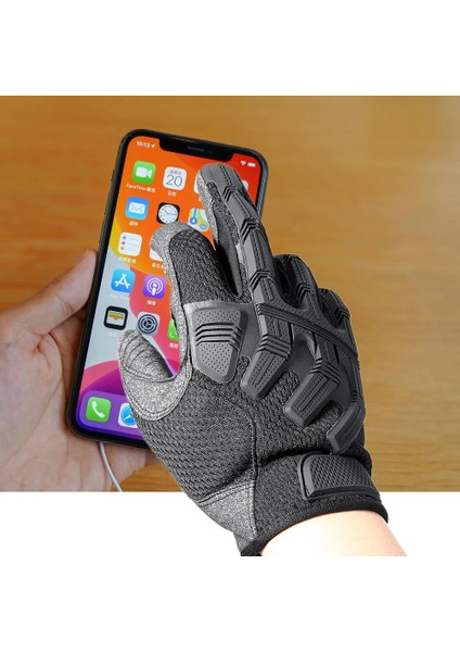 B53-YEŞIL Stil M Beden Motosiklet Tam Parmak Eldiven Enduro Motokros Pit Biker Binme Motosiklet Yarışı Koruyucu Dişli Mtb Bmx Moto Eldiven Erkek Kadın (Yurt Dışından) fiyatları