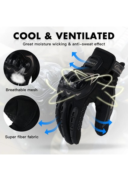 Yeşil Stil L Beden Binicilik Kabilesi Motosiklet Eldiveni Moto Pvc Dokunmatik Ekran Nefes Alabilir Motorlu Motosiklet Yarışı Sürme Bisiklet Koruyucu Eldivenler Yaz (Yurt Dışından) modelleri