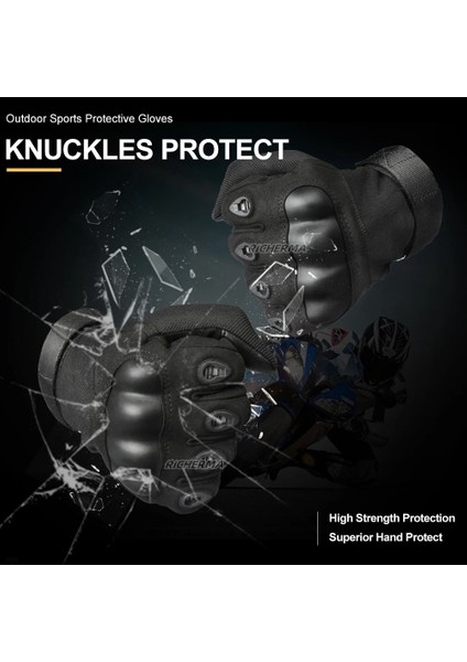Tam Parmak - Siyah Stil Xl Beden Knuckles Motosiklet Eldivenleri Kış Yaz Motosiklet Eldivenleri Erkekler Mtb Pitbike Enduro Kar Araci Kayak Için Dokunmatik Ekran Iş Eldivenleri (Yurt Dışından) fırsatları