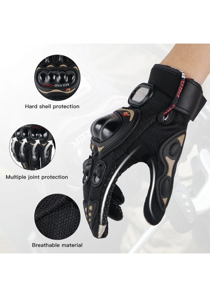 Dokunmatik Eldiven Bk Stili Xxl Pro-Bıker Motosiklet Eldivenleri Adam Giyilebilir Moto Motokros Nefes Dokunmatik Ekran Yarışı Motosiklet Bisiklet Koruyucu Dişliler Eldiven (Yurt Dışından) fırsatları