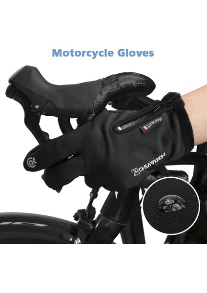 Şampanya Tarzı M Beden Açık Kış Eldivenleri Motosiklet Isıtmalı Eldiven Erkekler Su Geçirmez Termal Guantes Eldiven Kaymaz Dokunmatik Ekran Bisiklet Bisiklet Eldivenleri (Yurt Dışından)