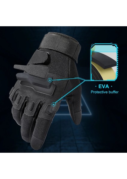 Kahverengi Tarzı L Beden Motosiklet Tam Parmak Eldiven Moto Yarışı Motosiklet Motokros Kaymaz Sürme Biker Guantes Koruyucu Dişli Enduro Erkek Kadın (Yurt Dışından) fırsatları