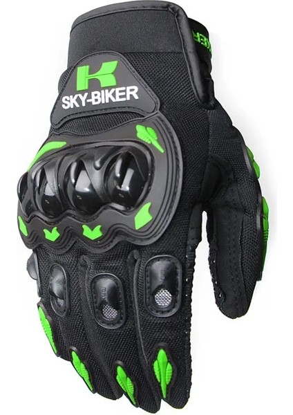 Yeşil Stil Xxl Kawasakı Nınja ZX6R ZX10R H2 H2R Motosiklet Eldiven Bisiklet Yarışı Eldivenleri Kış Sıcak Motosiklet Koruyucu (Yurt Dışından)