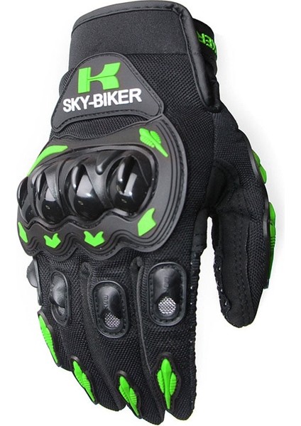Yeşil Stil Xxl Kawasakı Nınja ZX6R ZX10R H2 H2R Motosiklet Eldiven Bisiklet Yarışı Eldivenleri Kış Sıcak Motosiklet Koruyucu (Yurt Dışından)